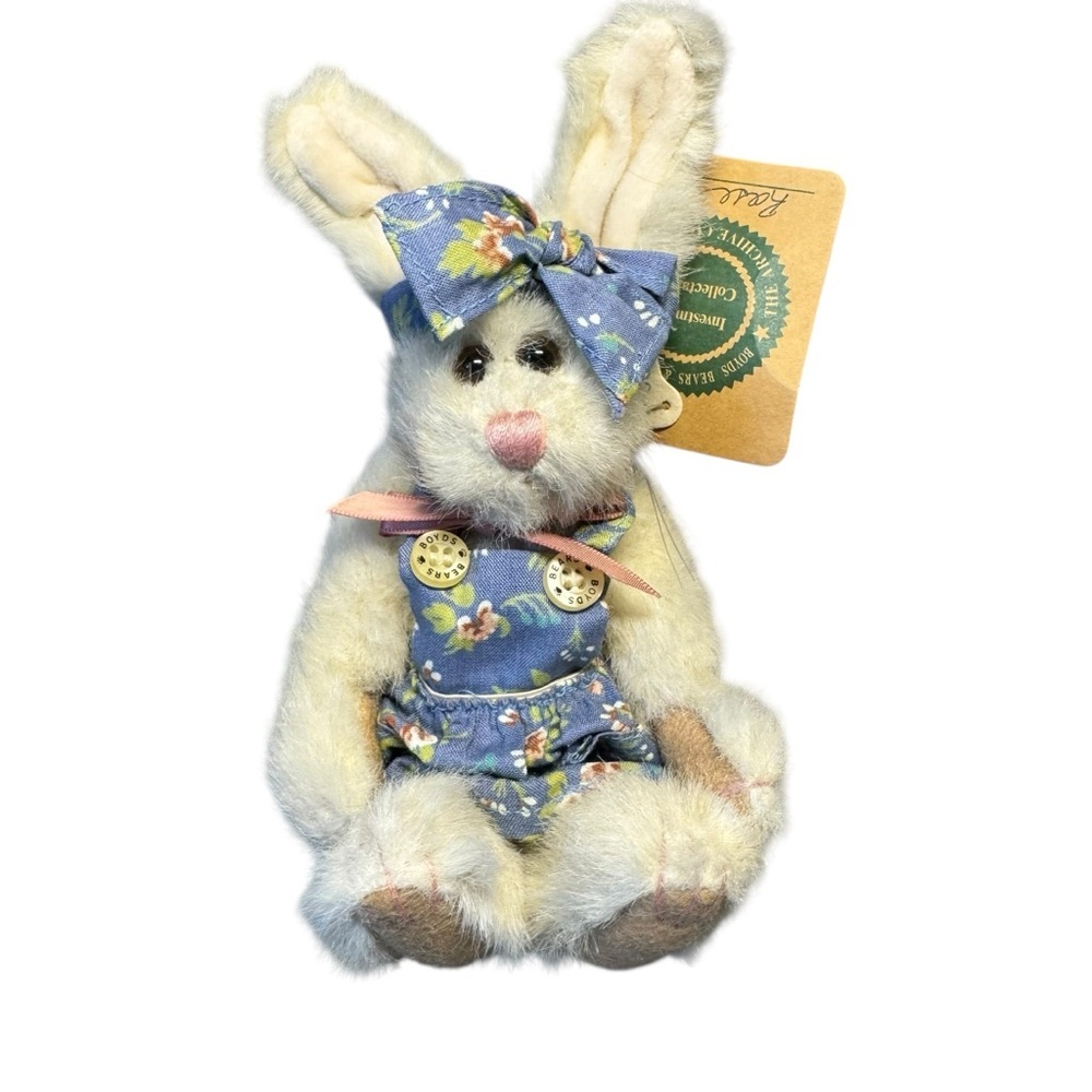 NWT New Vintage 1990 Boyds Bears Cousin Rose Anjanette Rabbit